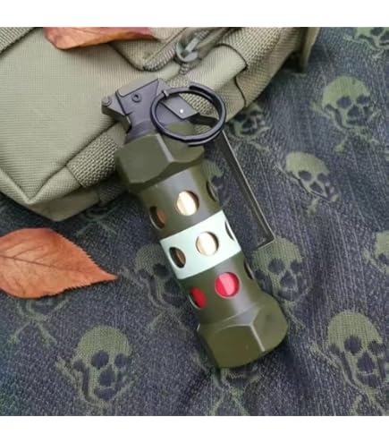 Amazon.co.jp: 手榴弾モデル手榴弾防風ブルー炎ライター全金属